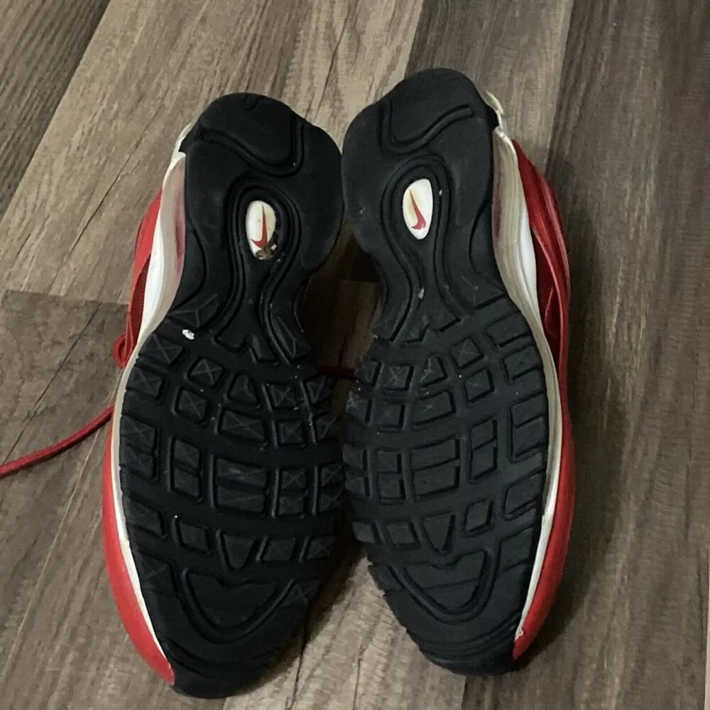 Nike Air Max 97 University Red Gym Red Black CQ9896-600 Womens Size 8.5 - Picture 8 of 12